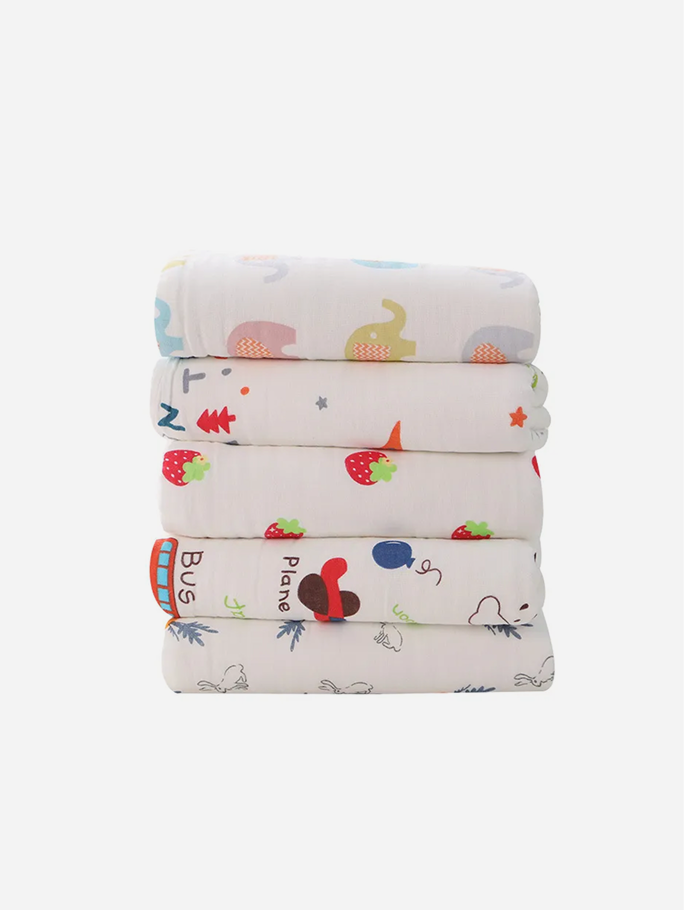 Muslin Cotton Hooded Towel 