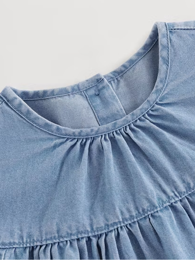 Denim Dress Kids Dress