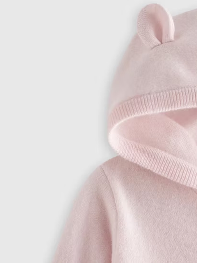 Girl Baby Kids Pink Hoodie Sweater